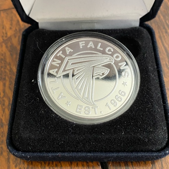 1998 Atlanta Falcons NFC Conference Champions Limited Edition Medallion. - Picture 2 of 6